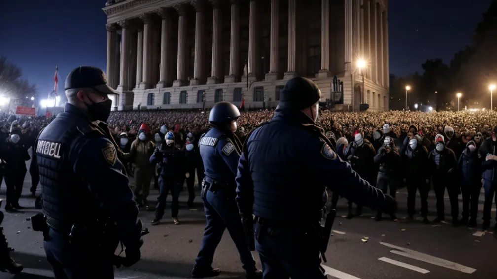 Protest ultra-dreptist la porțile La Moncloa cu sprijinul liderului Vox