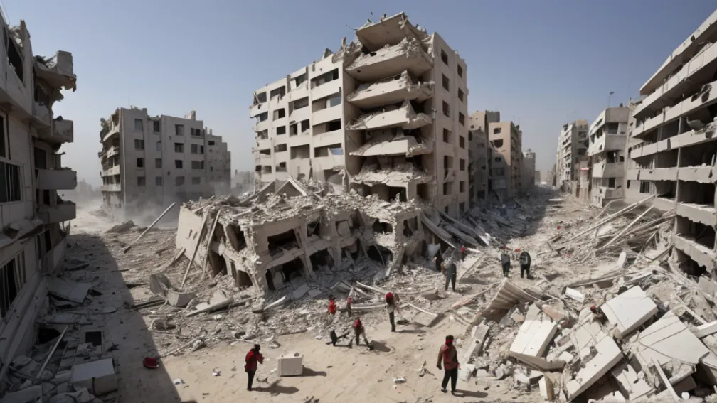 Război în Orientul Mijlociu: Israelul bombardează Gaza, zeci de persoane prinse sub dărâmături