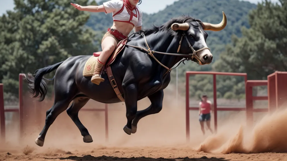 Taurii acrobatici uimesc Madridul: corida devine concurs de sărituri