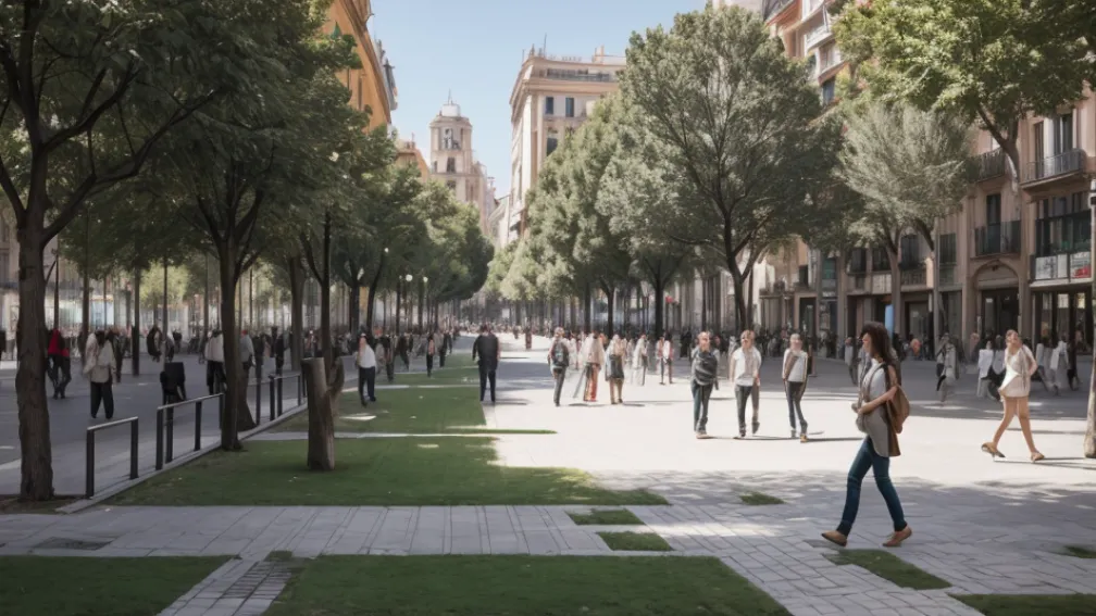 Orașul pentru oameni: Arhitecte din Barcelona transformă străzile în oaze verzi