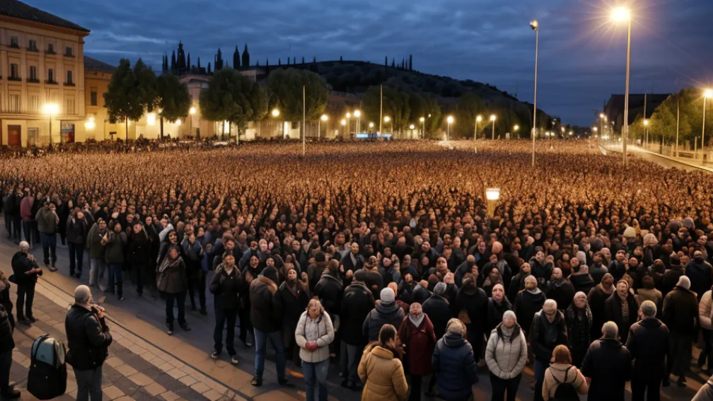 Proteste în Zamora împotriva reducerilor de trenuri: "Trenul trebuie să unească, nu să excludă"