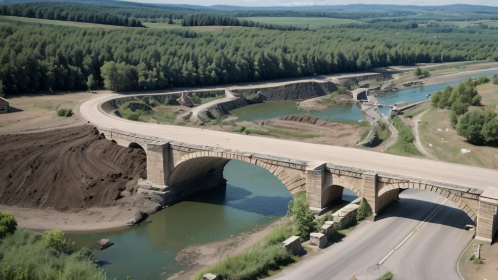 Pod reabilitat în Spania: Redeschis, dar localnicii se tem de traficul "ucigaș"