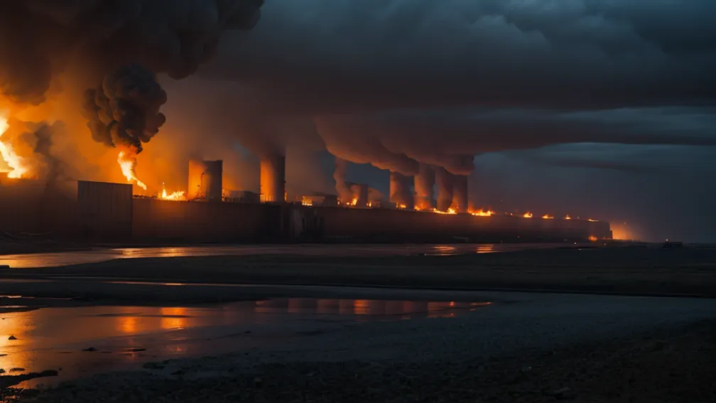 Incendiu la un depozit din Catalonia: Norul toxic de clor a dus la carantinarea a cinci orașe
