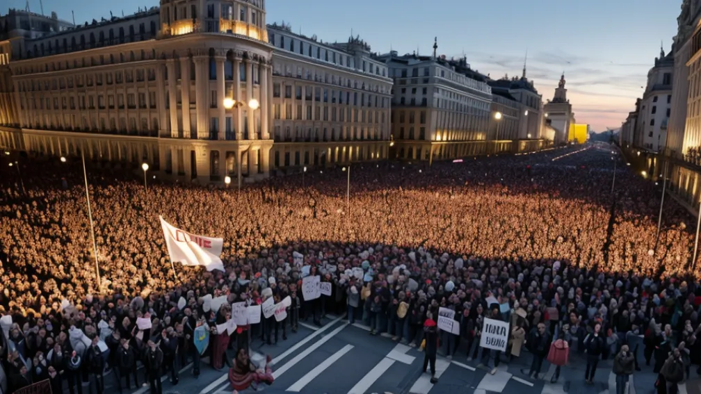 Madrid: Mii de oameni protestează împotriva reformei sanitare a lui Ayuso