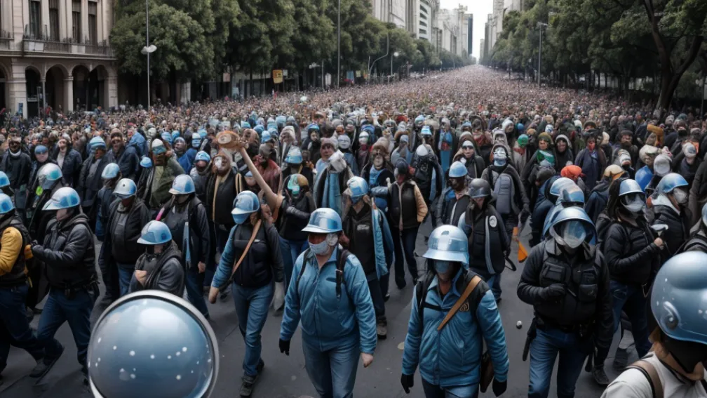 Oamenii de știință argentinieni protestează împotriva lui Javier Milei, inspirat de „El Eternauta”