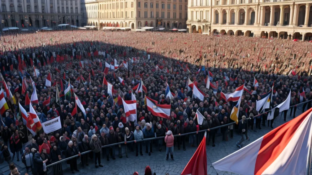 Mii de persoane au protestat la Madrid cerând demisia premierului Pedro Sánchez și alegeri anticipate