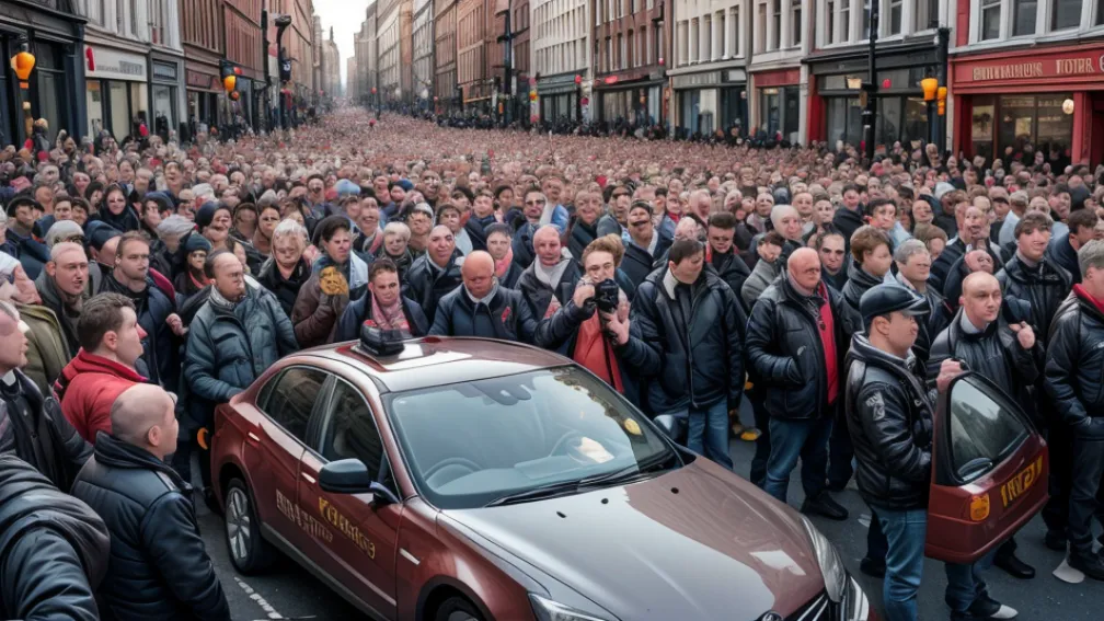 Un bărbat reținut după ce a lovit o mulțime în Liverpool: Detalii despre incident