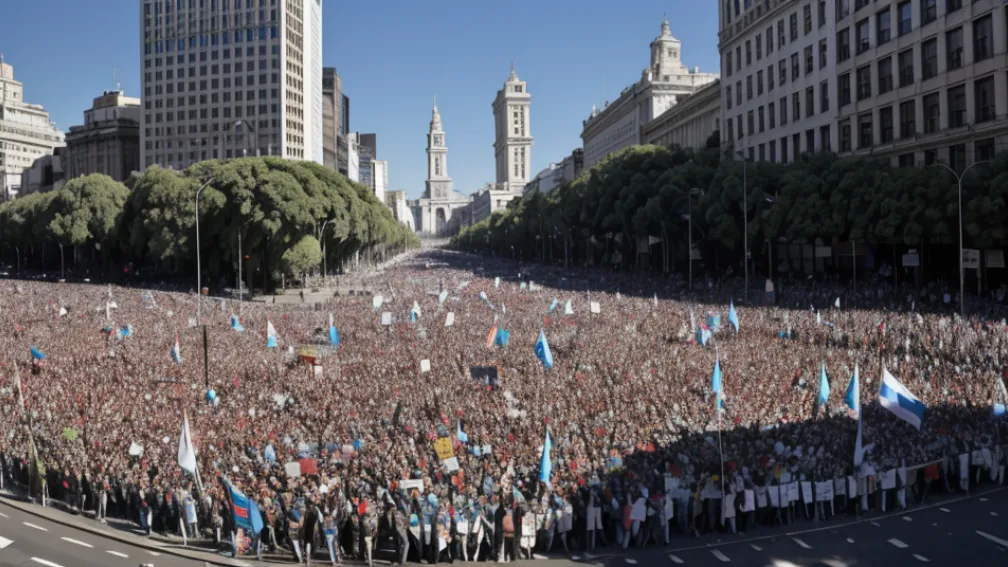 Pensionarii din Argentina, în prima linie a rezistenței împotriva politicilor lui Milei