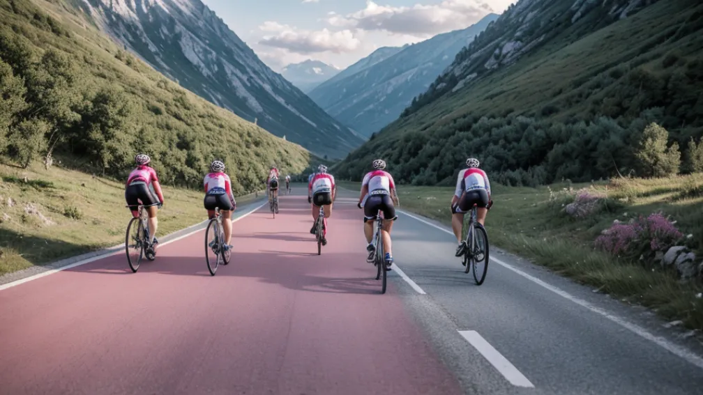 Juan Ayuso începe Giro d'Italia în Albania, țara vopsită în roz