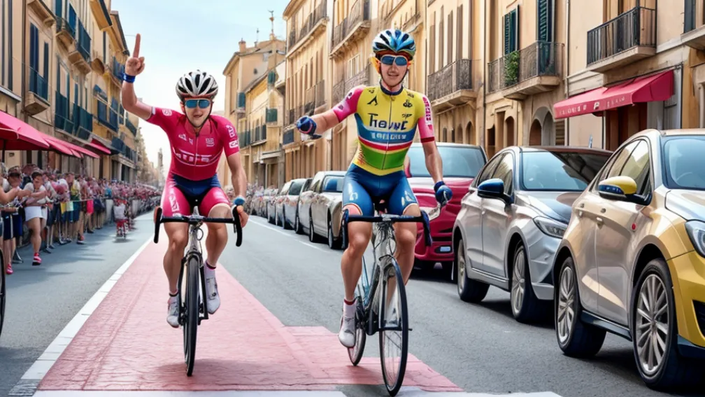 Van Uden câștigă etapa de la Lecce din Giro d'Italia, Pedersen își păstrează tricoul roz