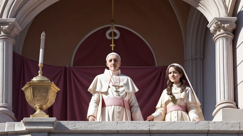 Noul Papă: Video cu prima apariție la balconul Vaticanului