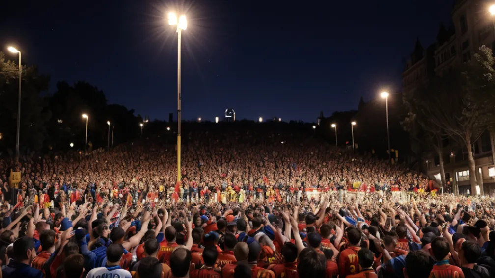 FC Barcelona sărbătorește victoria în La Liga: Imagini de la festivități