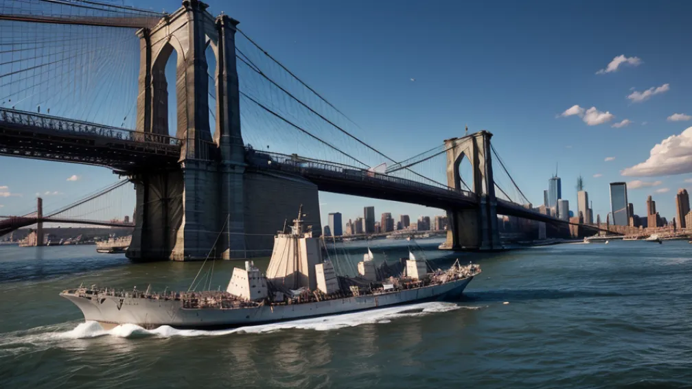 Accident în New York: Nava-școală ‘Cuauhtémoc’ s-a ciocnit cu Podul Brooklyn. Imagini de la fața locului.