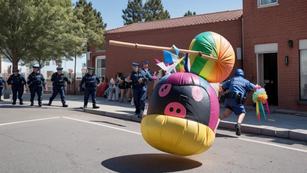 Pinata anti-ICE: agenții de imigrație din dulciuri devin virali în Chicago
