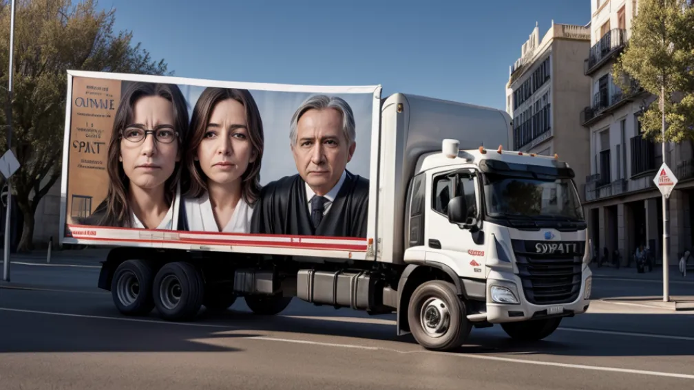 Un judecător din Madrid investighează bannerele și camioanele Hazte Oír cu mesaje împotriva lui Pedro Sánchez