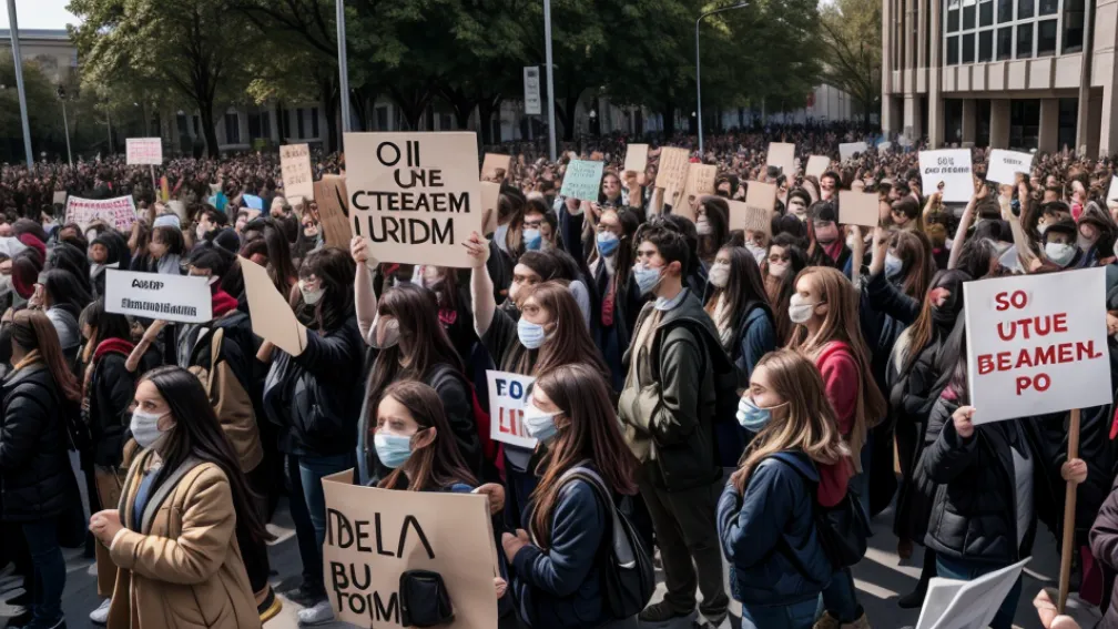 Ayuso intenționează să sancționeze protestele neautorizate din universitățile din Madrid cu amenzi de până la 100.000 de euro