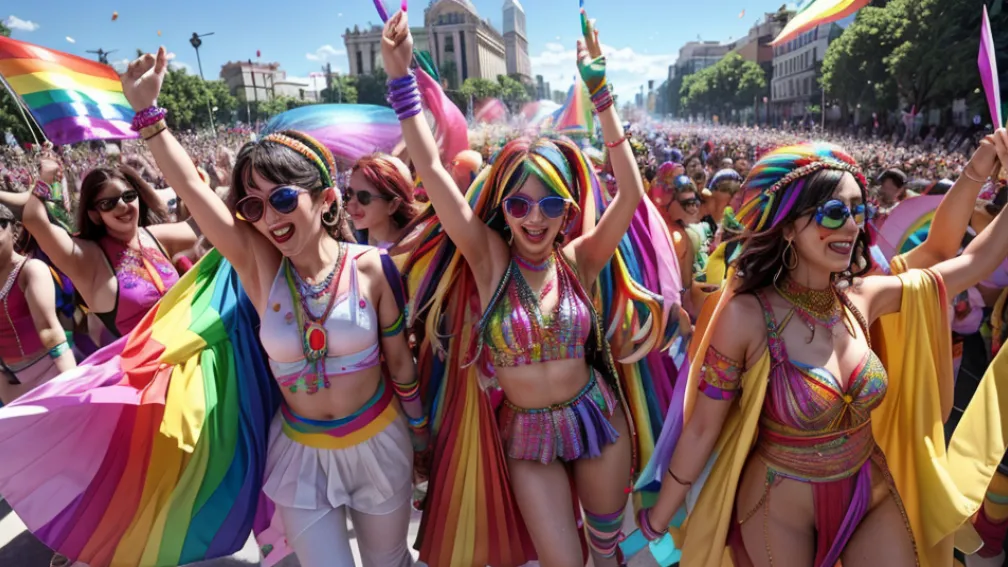 America Latină sărbătorește mândria LGBT+ cu parade multicolore