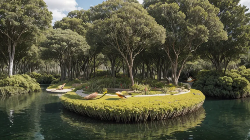Insule artificiale transformă Laguna Rodrigo de Freitas într-un sanctuar pentru păsări în Brazilia