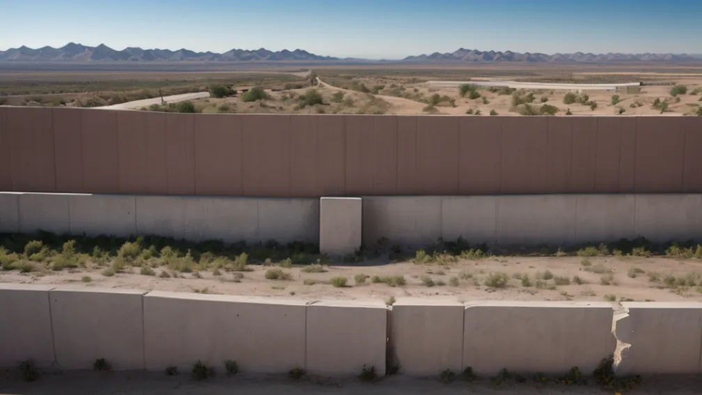 Texas renunță la construcția zidului la granița cu Mexicul: Proiectul îngheață