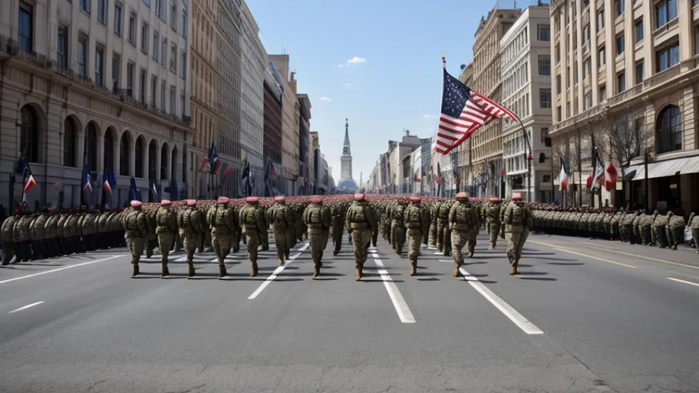 Parada militară a SUA: Imagini impresionante de la aniversarea armatei