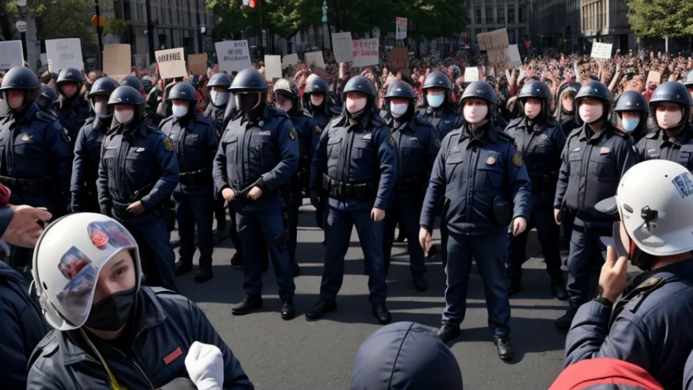 Acuzatiile împotriva protestatarilor din Los Angeles, respinse din cauza erorilor