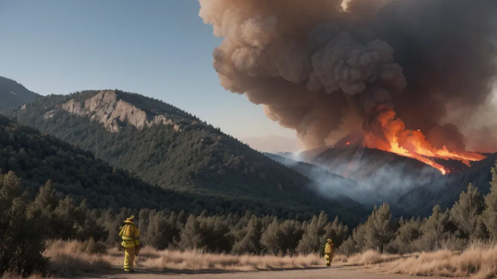 Incendiu în Navaluenga: Pompierii controlează flăcările după evacuarea copiilor