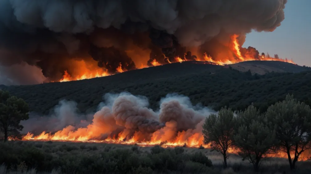 Majoritatea incendiilor de pădure din Spania, sub control: Situația se stabilizează