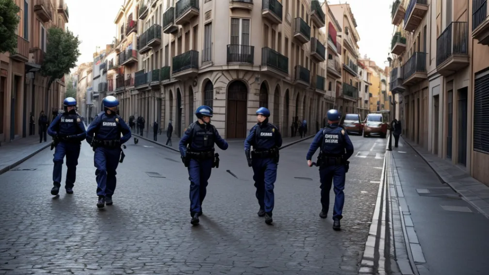 Bărbat reținut în Barcelona pentru împușcarea vecinilor din cartierul Horta