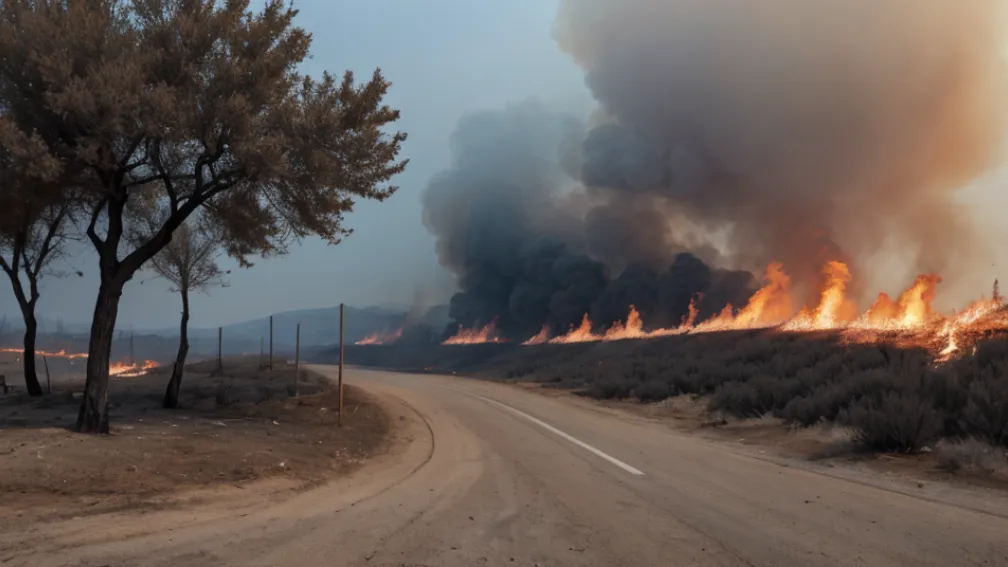 Grecia se confruntă cu incendii devastatoare în plină caniculă: mii de persoane evacuate