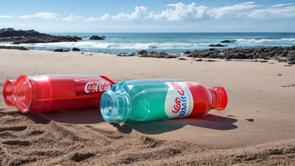 Sticlele de plastic poluează coastele Americii Centrale: un studiu acuză Coca-Cola și Pepsi