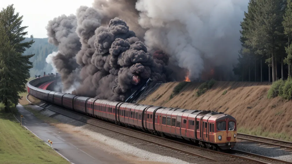 Tragedie la Salamanca: Un bărbat și o femeie au murit loviți de tren