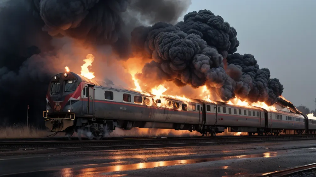 Incendiu în Spania: Circulația trenurilor AVE suspendată între Madrid și Andaluzia