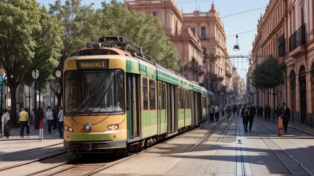 Un tramvai a deraiat în Sevilla după ce a lovit o catenară: circulația blocată