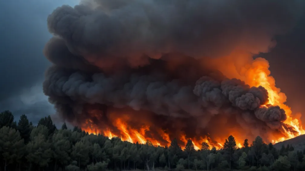 Incendii de pădure în Spania: 14.000 de persoane evacuate din cauza focului în Catalonia