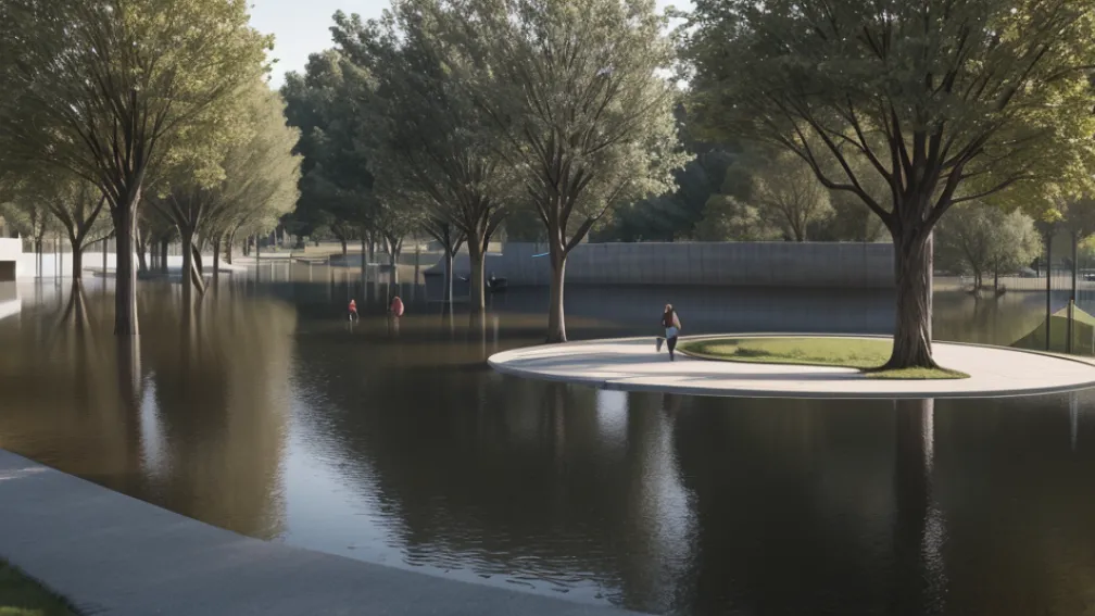 Valencia construiește un parc pentru protecția împotriva inundațiilor: proiect amplu prezentat