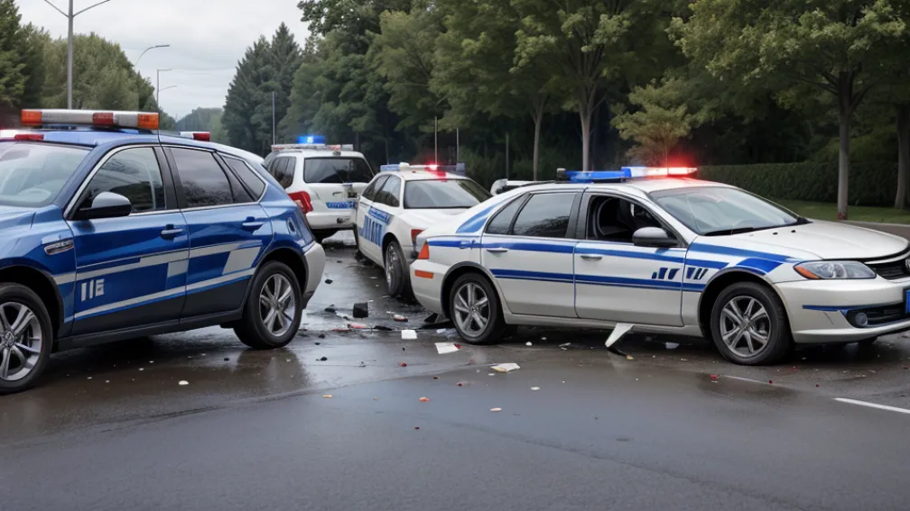 32 de persoane reținute în Spania pentru simularea accidentelor rutiere în scopul obținerii de despăgubiri