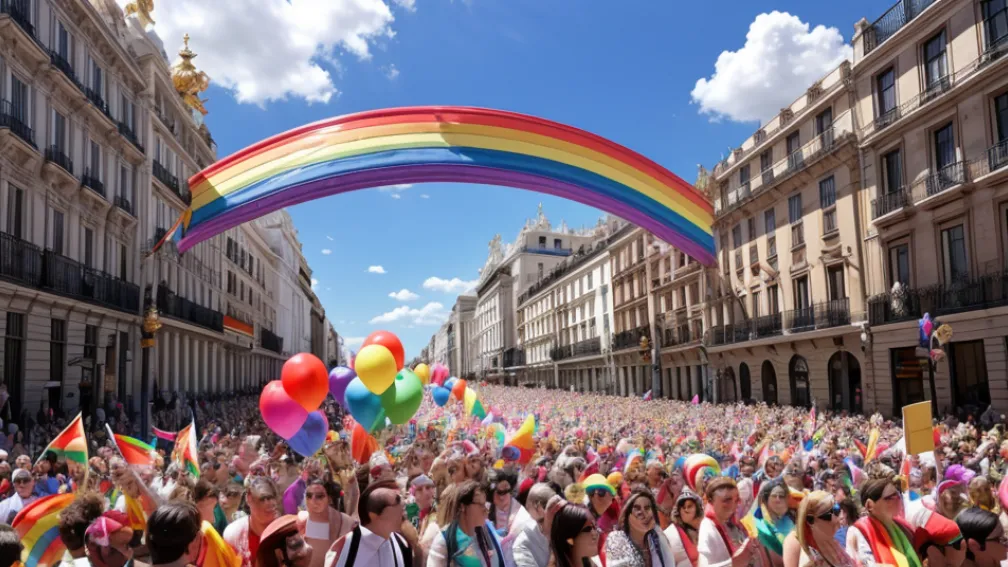 Marșul Pride din Madrid: "Niciun pas înapoi" în fața reacției globale