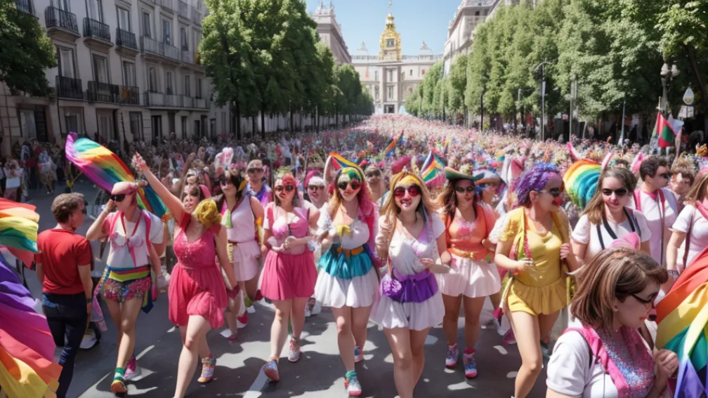 Madridul Celebrează Pride: Orașul se unește pentru comunitatea LGBTQ+
