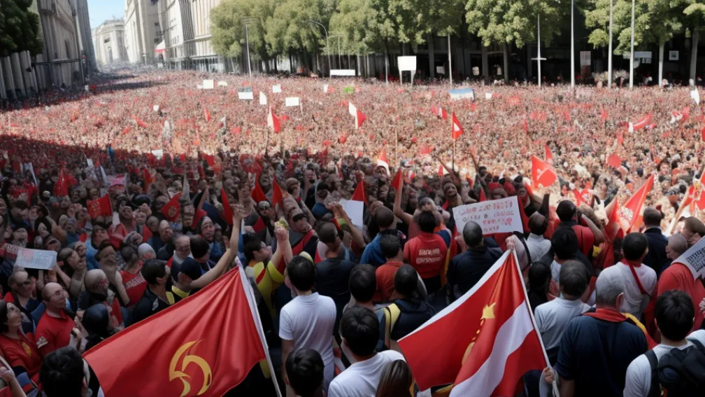 Sindicatele UGT și CC OO protestează împotriva Ministerului de Finanțe spaniol din cauza nerespectării angajamentelor