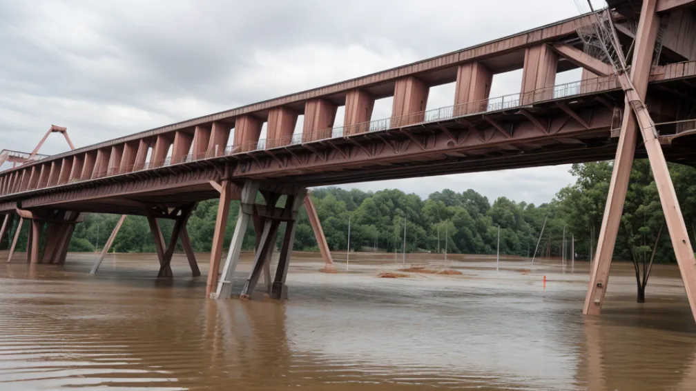 Podul CV-33 din Valencia, redeschis circulației după inundații