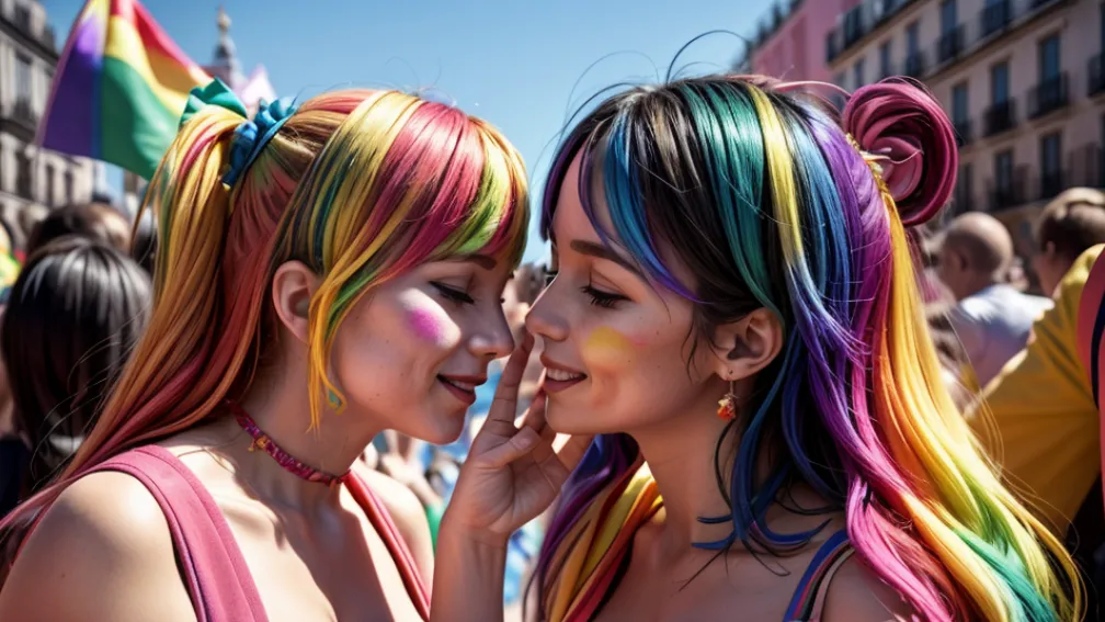 Marșul Pride la Madrid: mii de oameni au ieșit pentru a apăra drepturile comunității LGBTQ+