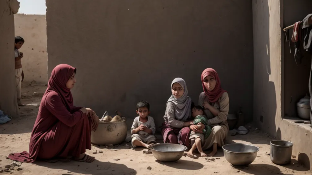 Viața de coșmar într-o familie din Gaza: fără mâncare, apă și electricitate