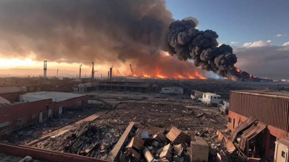 Incendiu major în Spania: 60.000 de persoane au primit avertizare de urgență