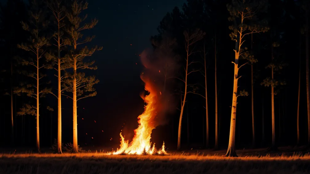 Incendiu de pădure în Tarragona: vântul puternic complică stingerea, sute de oameni evacuați