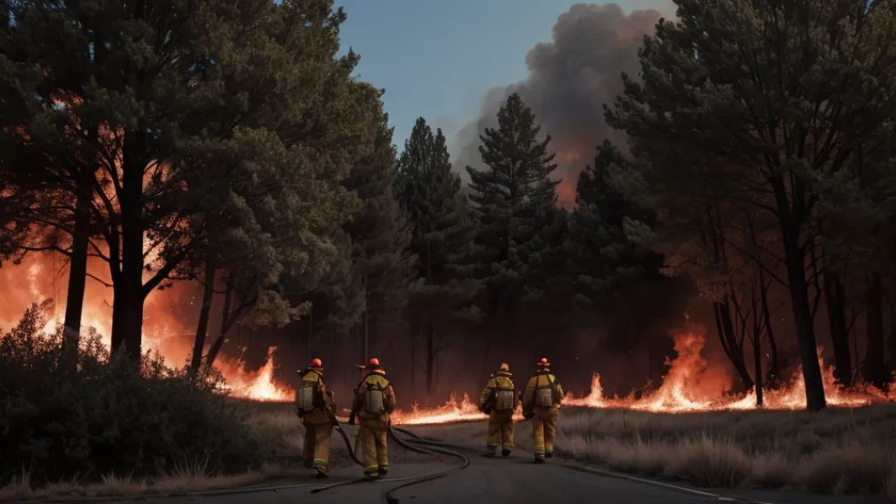 Incendiu de pădure în Tarragona: Imagini video de la fața locului