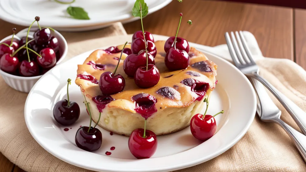 Clafoutis cu cireșe: Rețeta desertului francez simplu de preparat