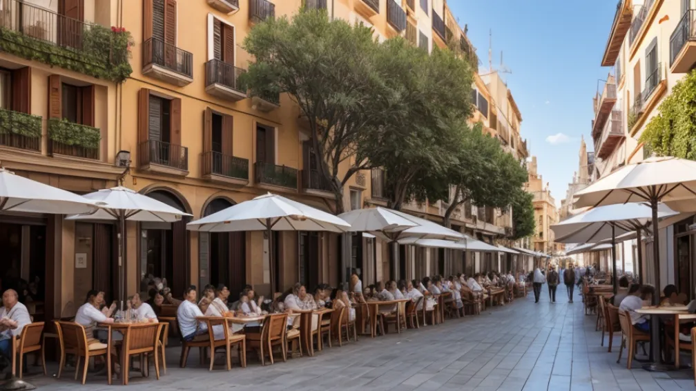 Barcelona: 100% din terasele inspectate în Ciutat Vella încalcă regulile