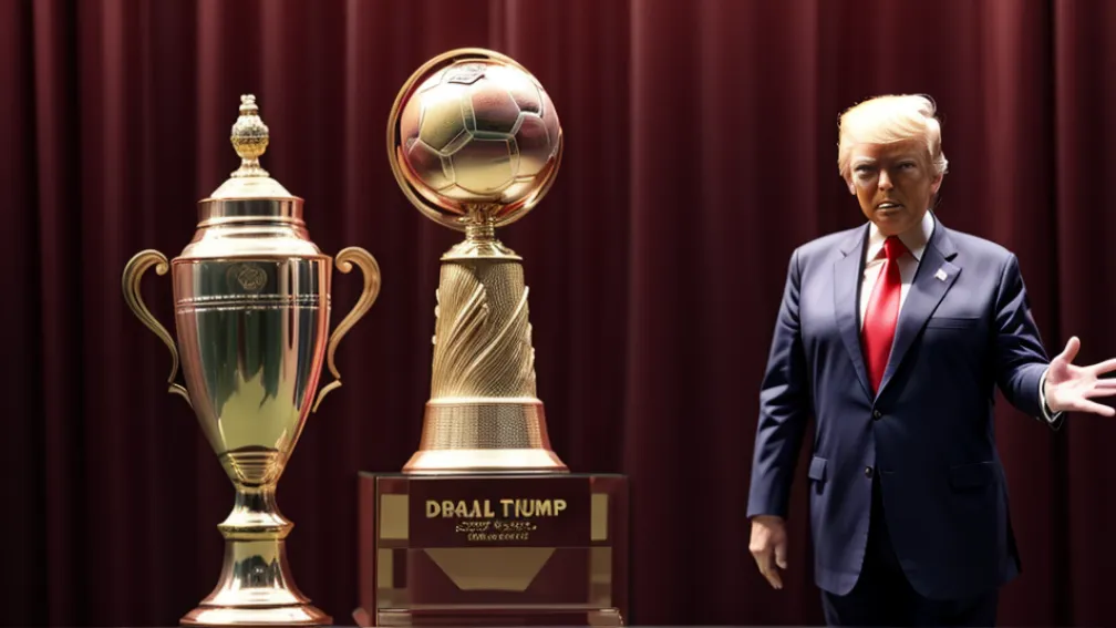 Trump a pus mâna pe trofeul original al Campionatului Mondial al Cluburilor: un episod controversat