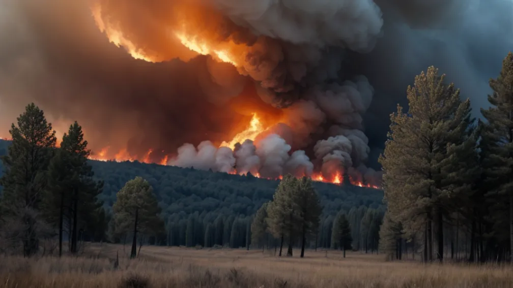 Incendii de pădure în Galicia: Focul a distrus sute de hectare, drumuri închise