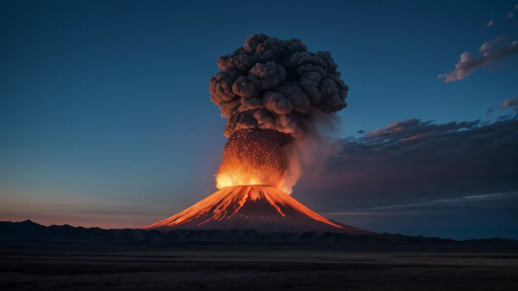 Erupție vulcanică după cutremurul din Rusia: Vulcanul Krasheninnikov se trezește după 600 de ani